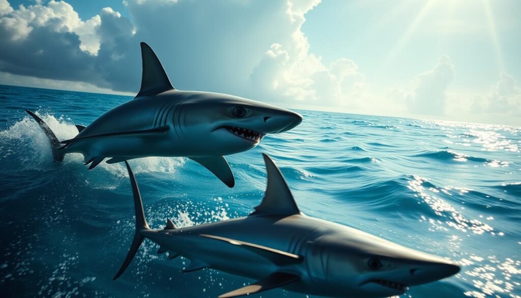 mako shark hunting swordfish