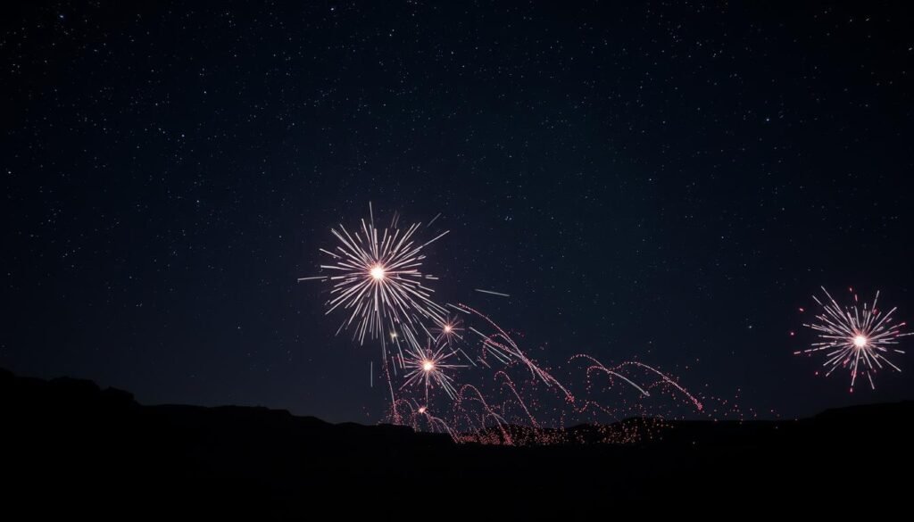 meteor shower debris