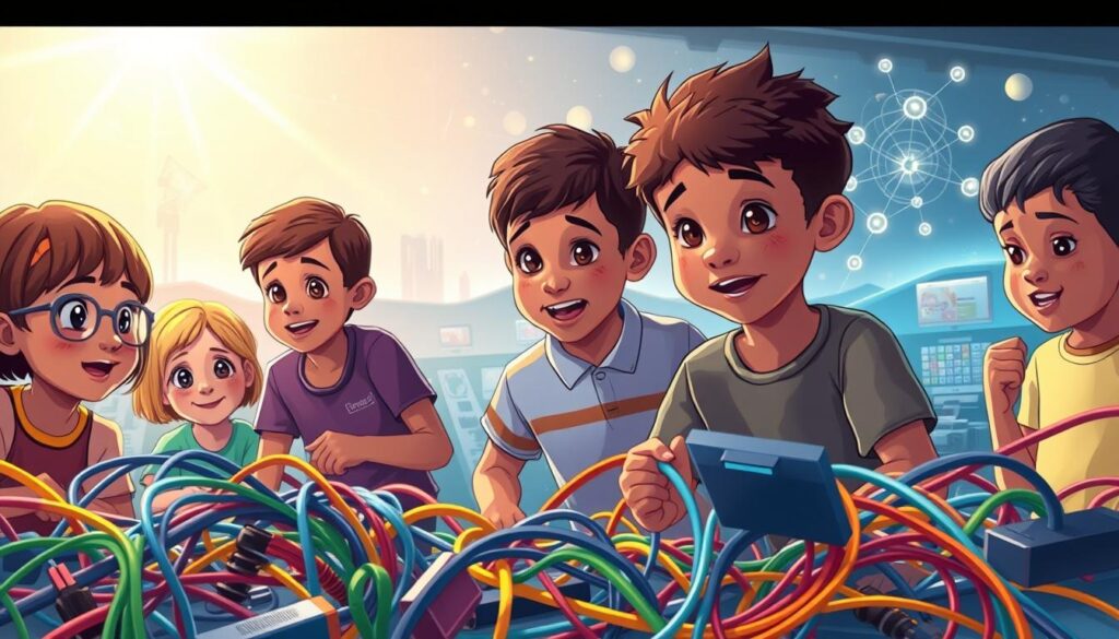 networking evolution for kids