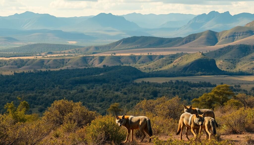 painted wolf habitat distribution