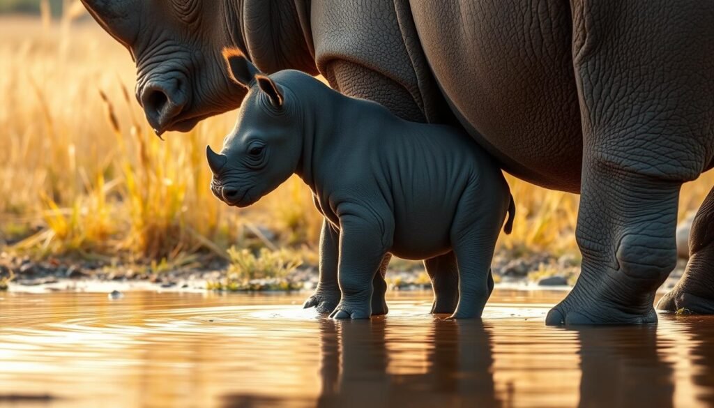 rhino calf bonding