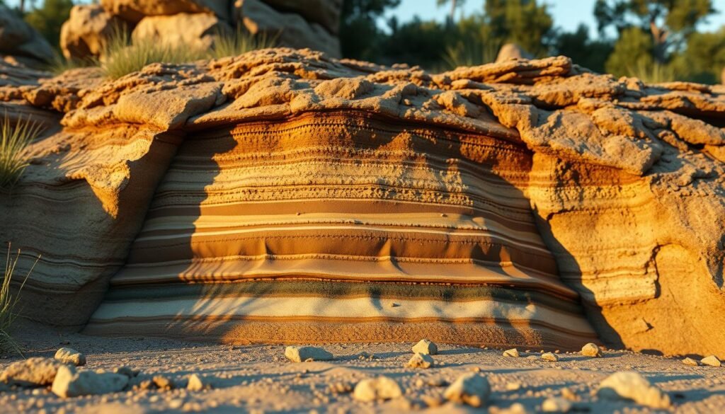 sedimentary layers formation