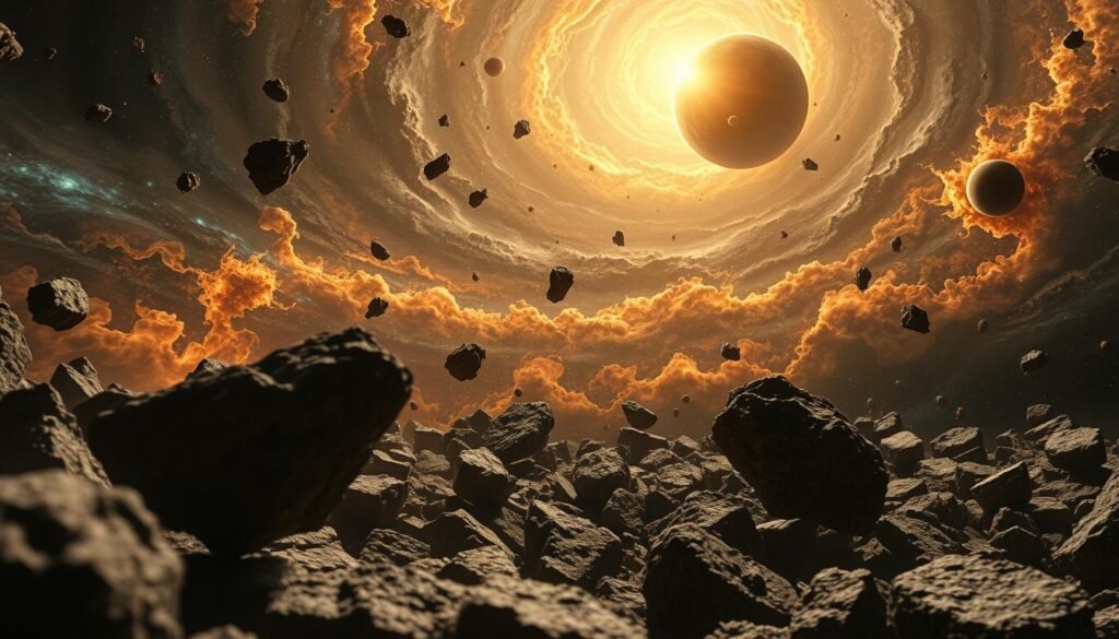 solar system formation meteorites