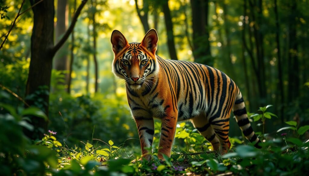 thylacine striped marsupial