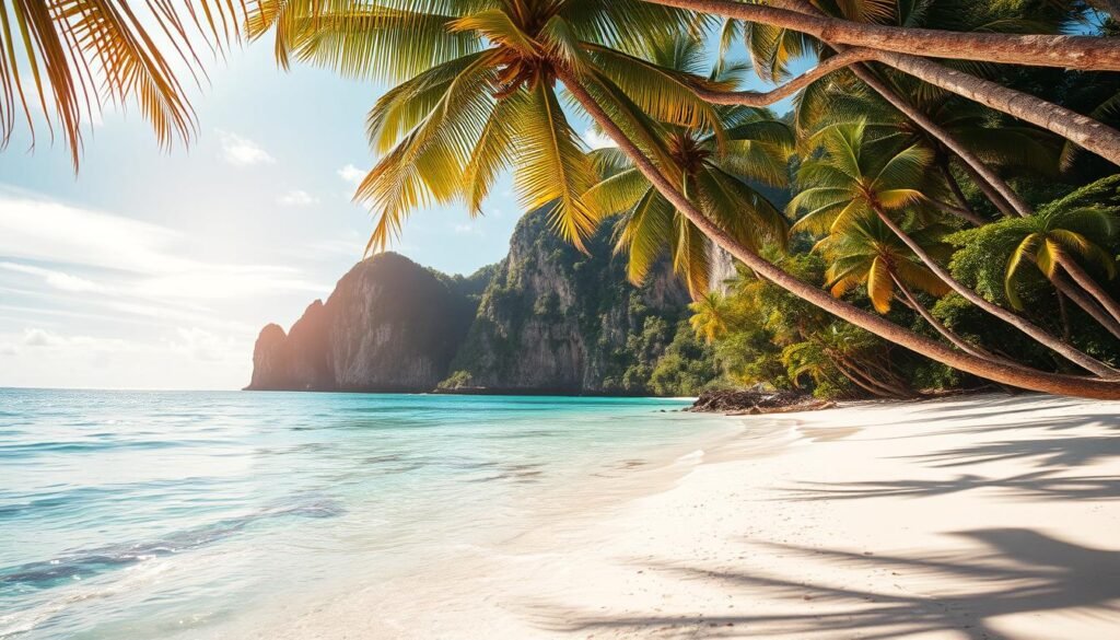 tropical island scenery