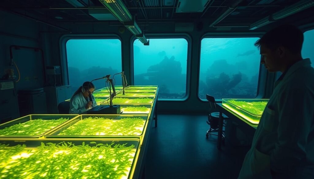 underwater lab experiments algae