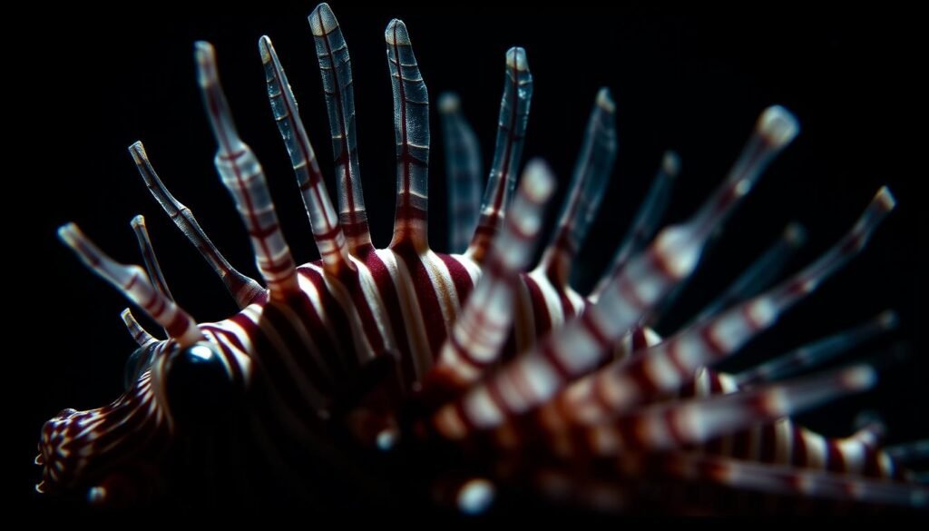 venomous lionfish spines